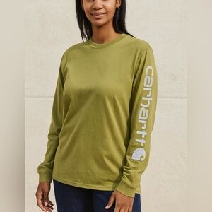 Carhartt Women’s Dearborn Logo Long Sleeve Shirt